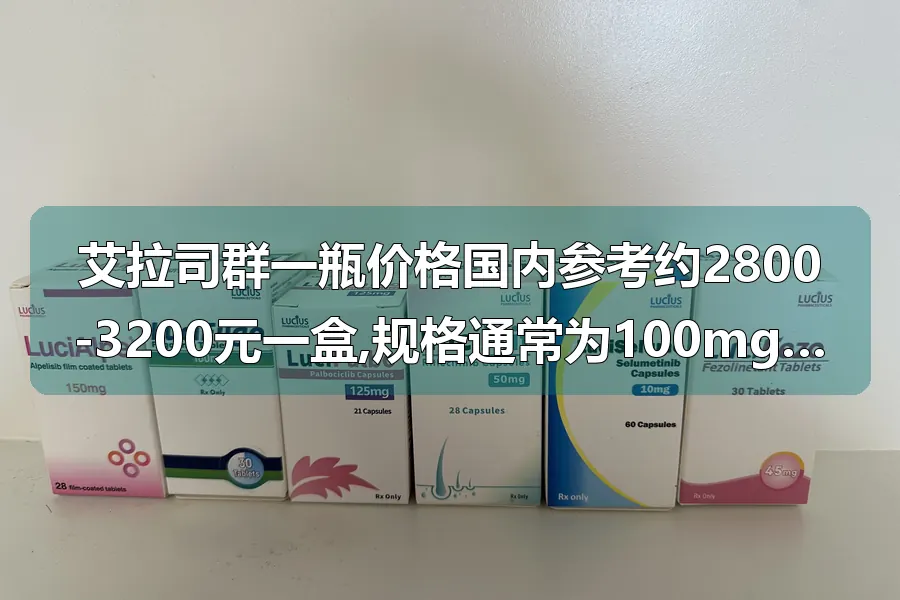 艾拉司群一瓶价格国内参考约2800-3200元一盒,规格通常为100mg×30片。印度版艾拉司群一瓶价格约600-900元一盒,同规格价格相差2000元以上。按常规疗程计算,每月需服用一盒,选择印度版本年费用可节省两万多元。不同厂家生产的印度版价格略有差异,主流仿制药企的报价集中在这个区间。国内版本为原研药定价,印度版作为仿制药成本更低,这是两者价差的主要原因。患者可根据自身经济条件选择合适版本,用药期间需定期复查肝功能和血常规指标。